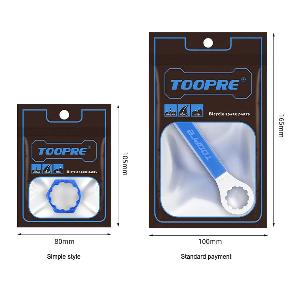 TOOPRE Bicycle Pedal Disassembly Tools Mountain Road Bike Lock Pedal Axle Spindle Shaft Installation Removal for 10-teeth Pedals