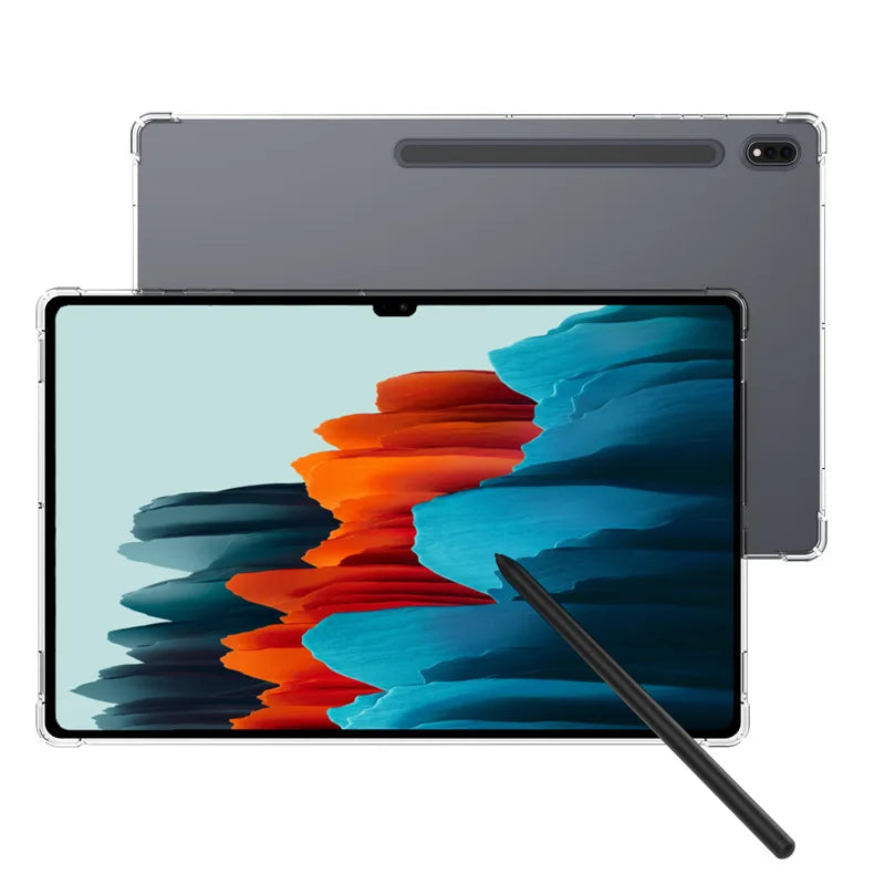 Transparent Case for Samsung Galaxy Tab S7/S8/S9 A8 10.5 inch S6 Lite 10.4 inch A7 A7 lite 11 inch Soft Tpu Airbag Cover Funda