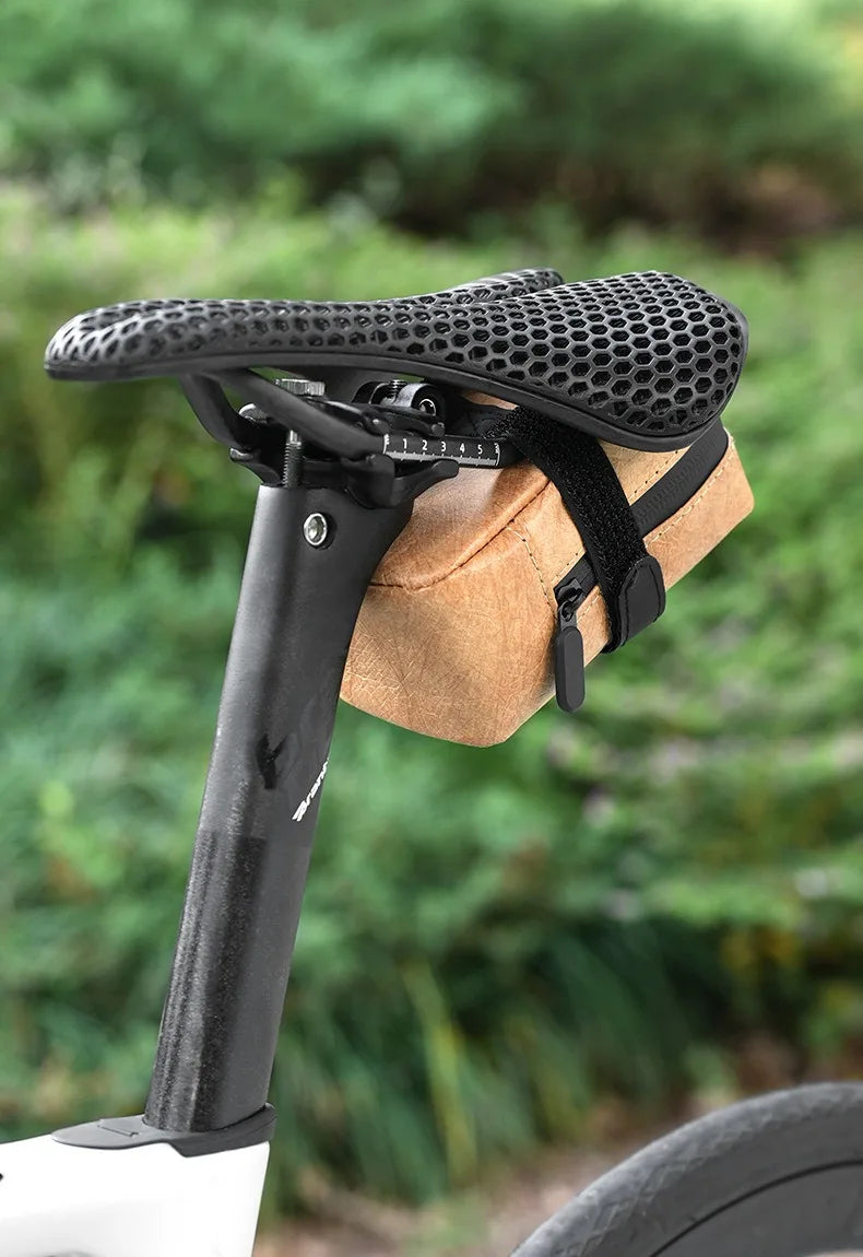 ESLNF Bicycle Bag Tail Rear Cycling Rear Seat DuPont paper Waterproof Saddle Bag MTB Road Bicycle Storage Bag Bike Accessories