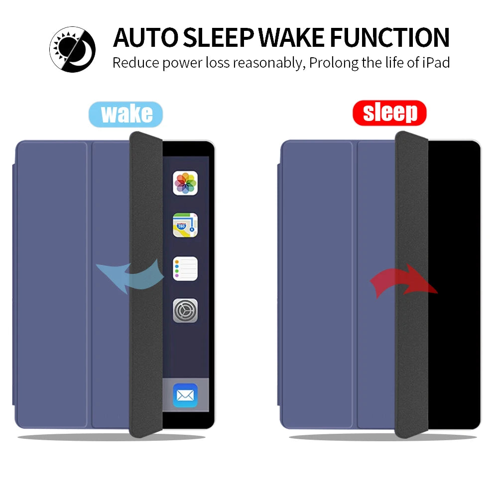 Case For Apple iPad Mini 1 2 3 4 5 6 th Generation 7.9" 8.3" 2019 2021 Flip Tablet Smart Protective Cover A2569 A1600 A2125
