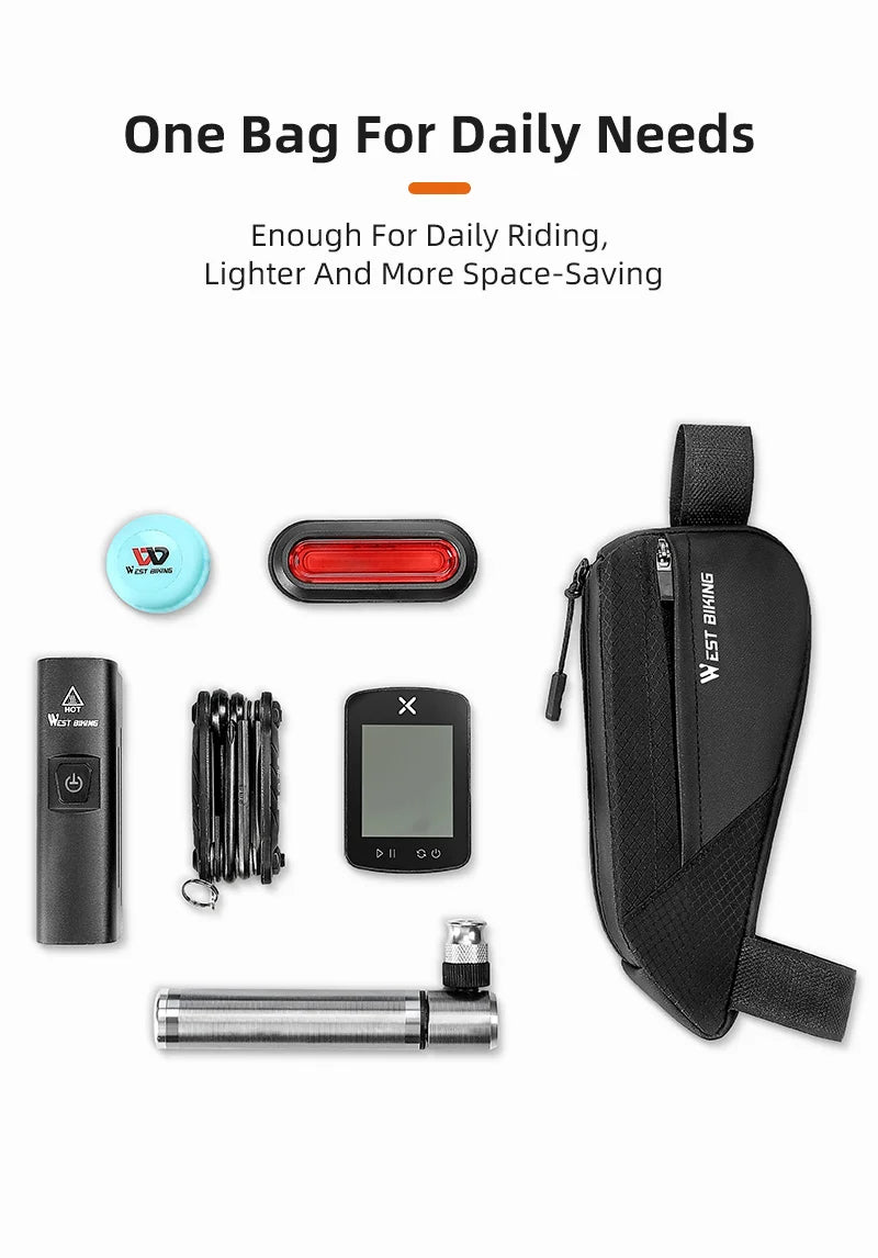 Bike Bag Ultralight Top Front Tube Frame Triangle Bag Mini Size Portable Water Repellent MTB Road Bicycle Bag Pannier