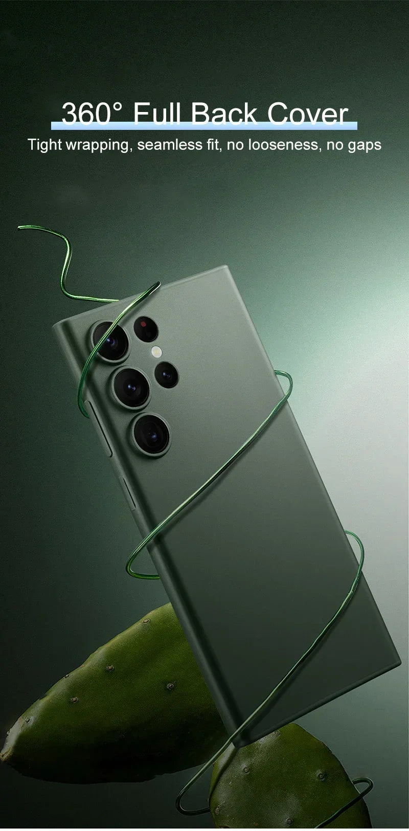 UltraThin 0.3mm shockproof transparent Outer case For Samsung Galaxy S25 S24 Ultra Plus Solid Color Clear Frosted Matte PP Case