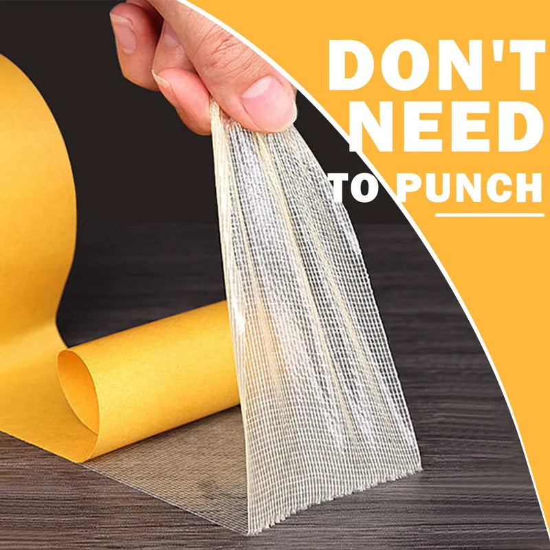 Super Thin Strong Fixation Double Sided Adhesive Tape Heavy Duty Translucent Mesh Waterproof Traceless Powerful Grid Carpet Tape