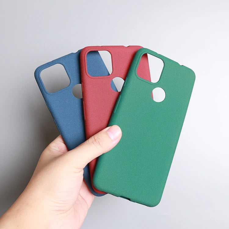 for Google Pixel 9A 9 8A 8 7 Pro 7A 6A 6 XL 5A 4A Case Sand Matte Soft Silicon Full Protect Antifall Anti-slip Cover Shell Funda