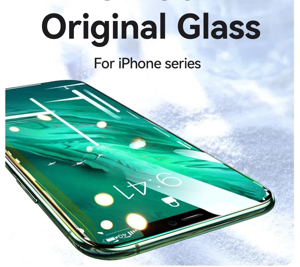 Joyroom 3/2/1PCS HD Glass For iPhone 16 15 Pro Max Screen Protector Full Screen Tempered Glass Protection For iPhone 16 15 Pro