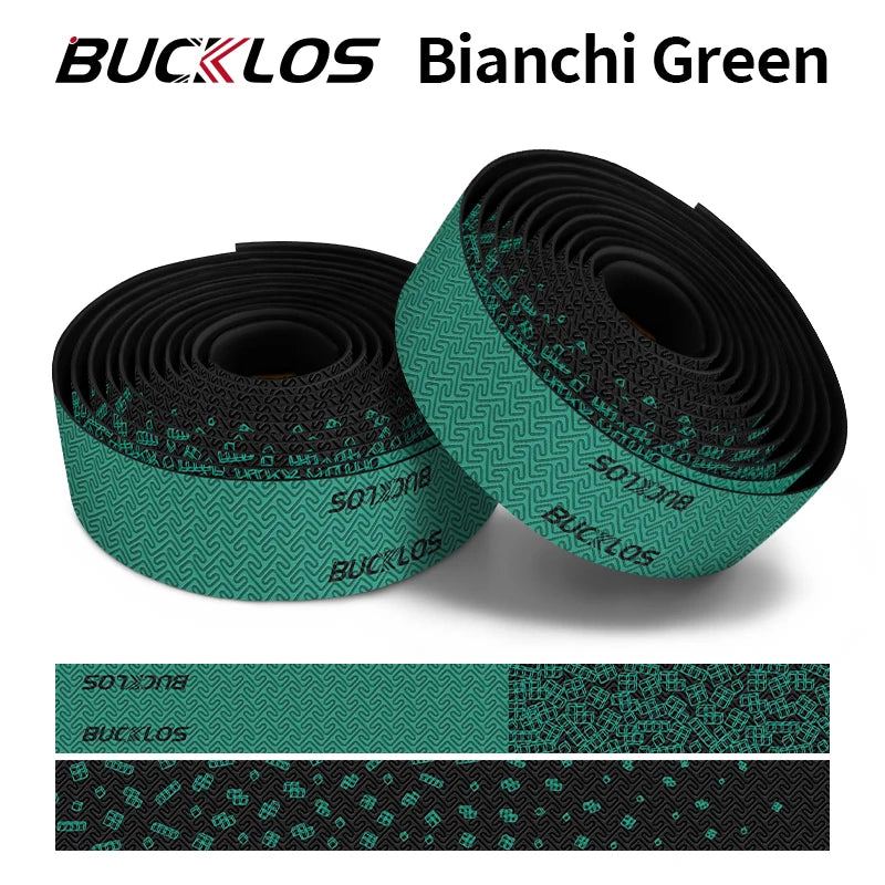 BUCKLOS Bicycle Handlebar Tapes Shock-Absorption Comfortable Cycling Handlebar Tape Road Bike Drop Bar Tape Road Bicycle Parts