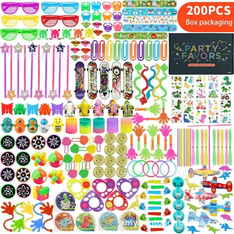 30/200/300PCS Party Favors Toy Assortment Giveaway Pinata Filler Bulk Toys for Kids Birthday Party Present Souvenir Toys Gift