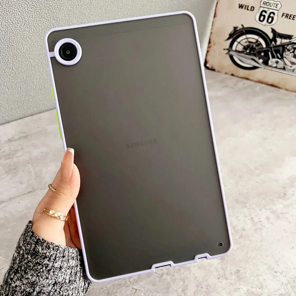 Matte Case For Samsung Galaxy Tab A9 Plus X210 S6 Lite 2024 P620 S7 FE S8 S9 S10 Plus X810 A8 10.5 A7 Lite Tablet back Cover