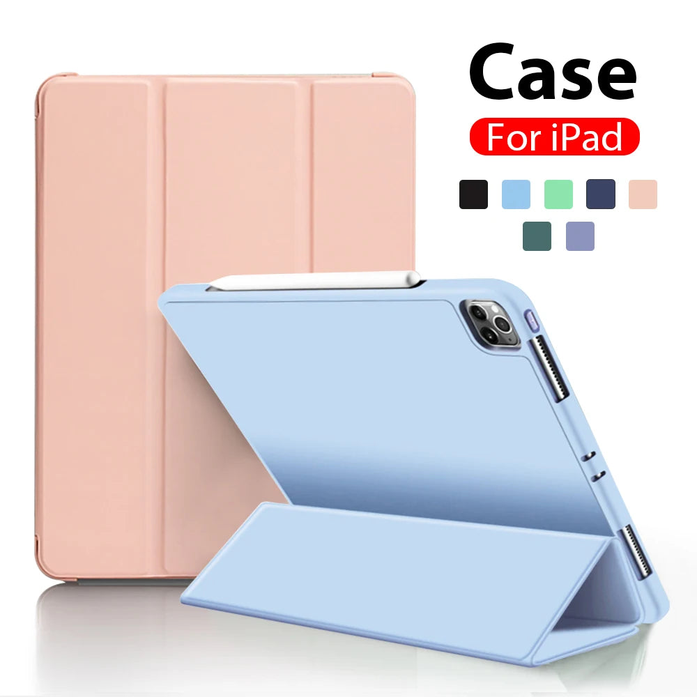 Ipad Pro 11 12.9 13 inch 2024 Case Air 5 4 3 9th 10th 10.9 Generation For iPad 7th 8th 10.2 Mini 6 Pro 9.7 Flip Smart Cover