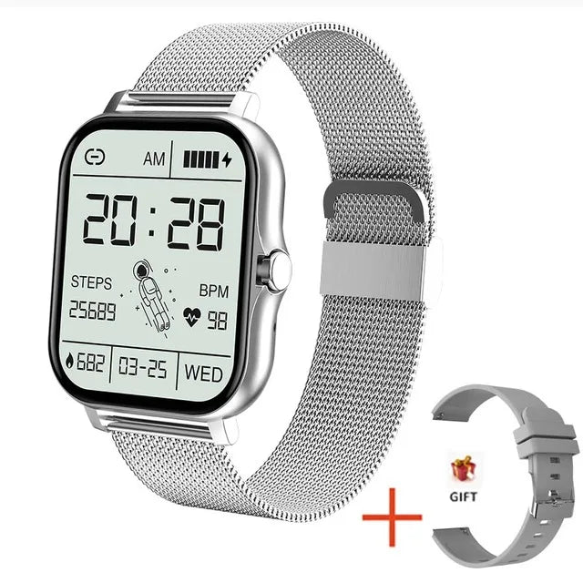 Sport Smart Watch Fitness Health Monitor Waterproof Smartwatch Bluetooth Call Watches for Men Women IOS Xiaomi Huawei 2024