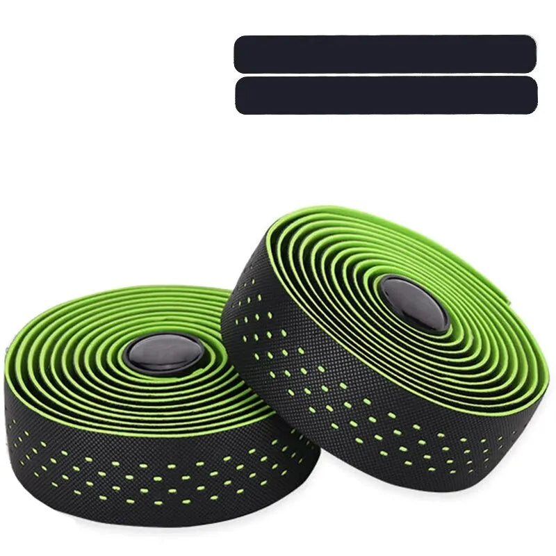 New Road Bike Handlebar Tapes Shock-absorbing Cycling Anti-slip Handlebar Bar Tape Wear-Resistant Bicycle Strap Bikes Belt