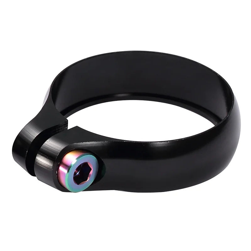 Ultralight Titanium Bicycle Seat Post Clamp CNC Alloy Saddle Seat Post Clamp for 31.8/ 34.9 mm Mountain Bike Seatpost Parts