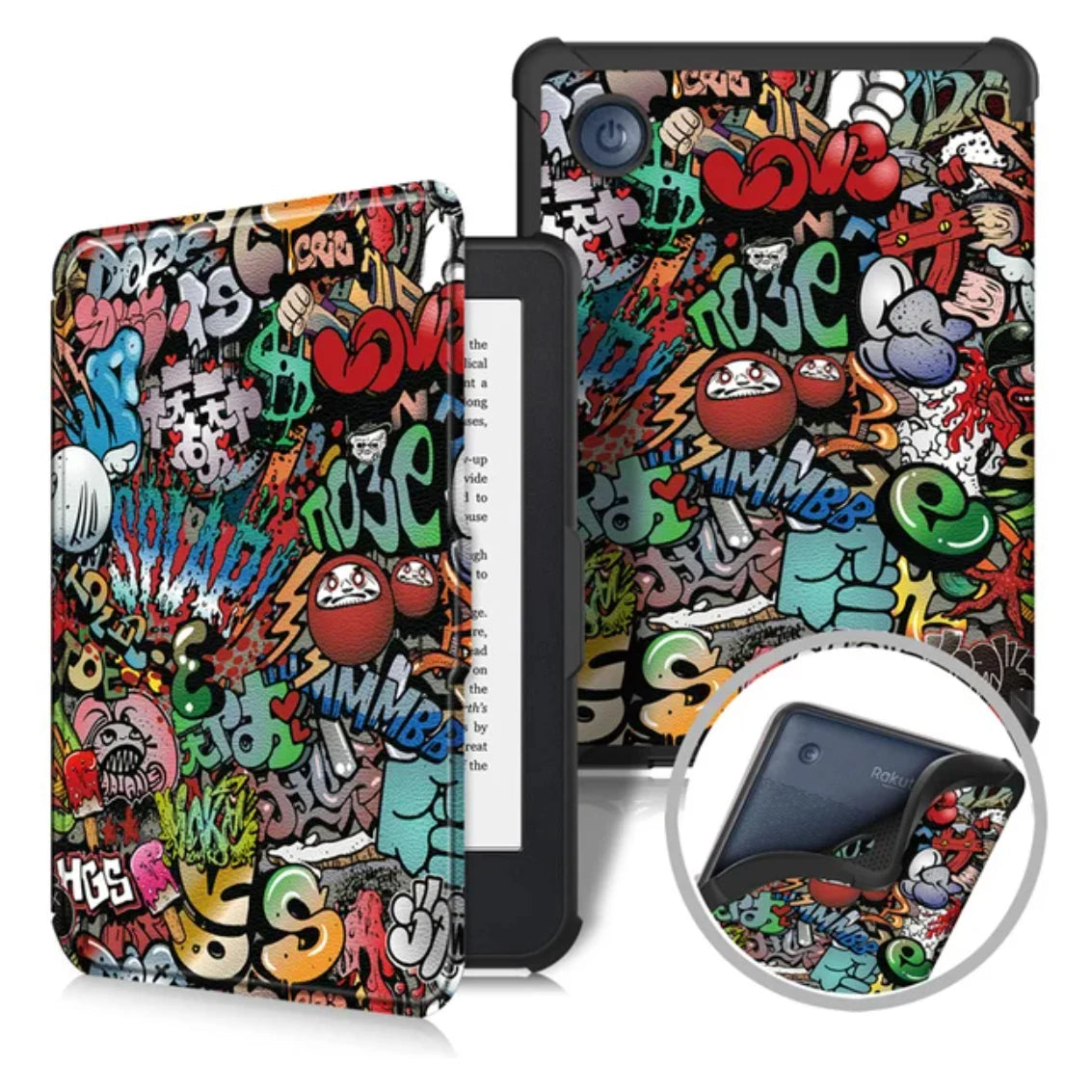 For Kobo Clara BW / Clara Colour 2024 Case 6 inch Auto Wake Sleep PU Leather Cover Soft Magnetic Ereader Hoesje N365 N367 Funda
