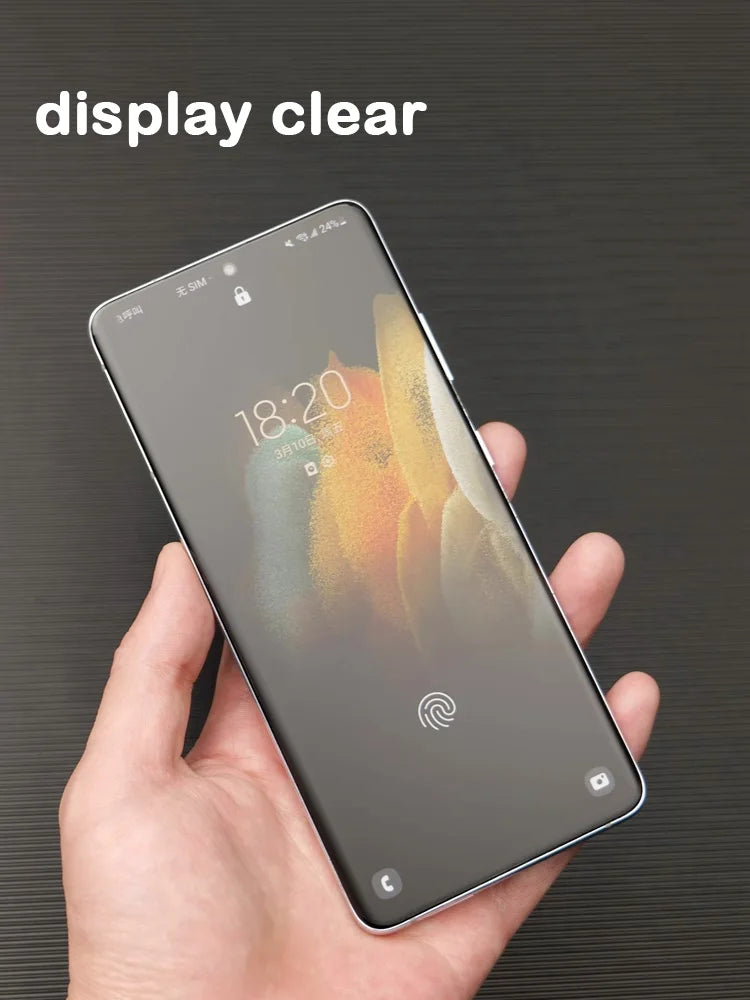 Matte Hydrogel Film For Samsung Galaxy S24 S23 S22 S21 S20 Ultra Plus No Fingerprint Screen Protector Not Tempered Glass