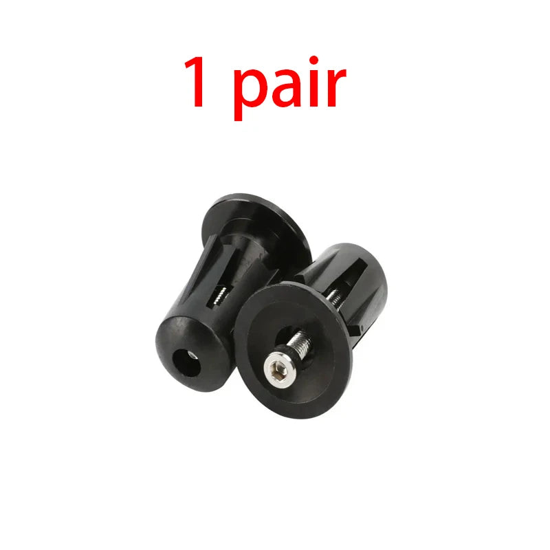 Bike Handlebar End Plugs Aluminum Alloy Mountain Road Bicycle Handlebar End Cap Multi-color Cycling Handlebar Accessories