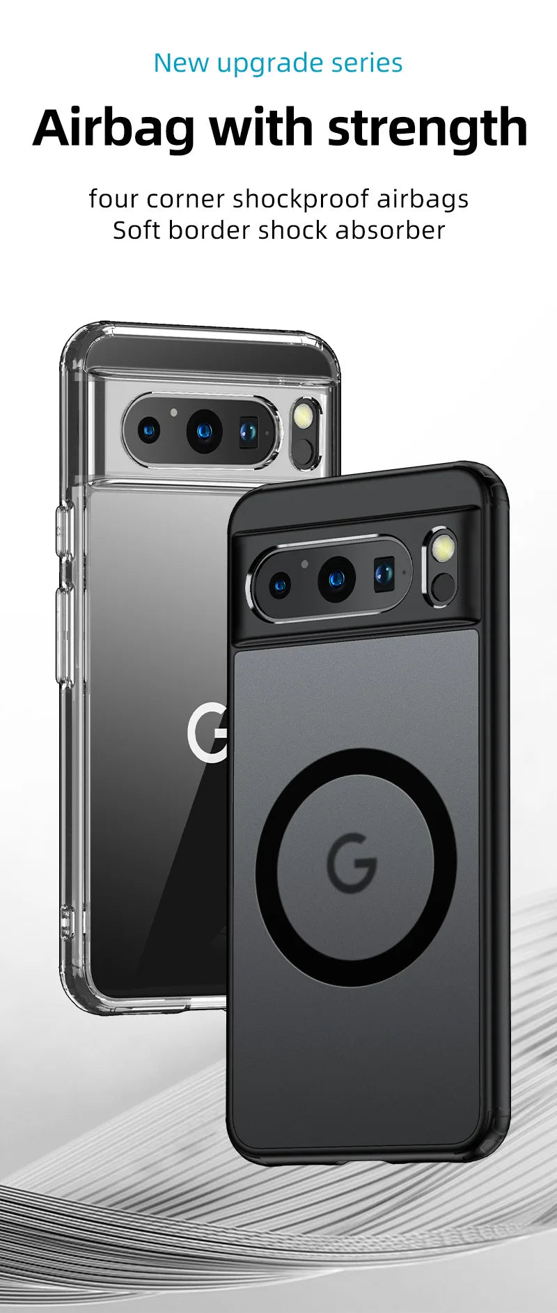 2025 Fashion Magnetic Case For Google Pixel 9 Pro 8 8A 7 Dull Polish Wireless Charger Cover Anti-knock Cases For Pixel7A Pixel9A