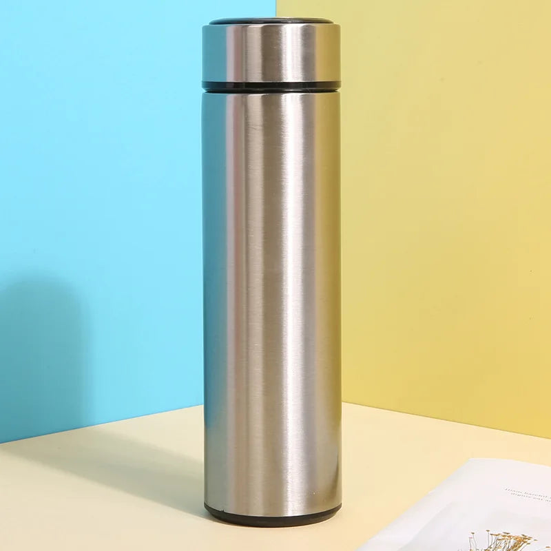 500ML Intelligent Insulation Cup Digital Display Temperature Cup 304 Stainless Steel Straight Cup Coffee Mug Thermal Tumbler