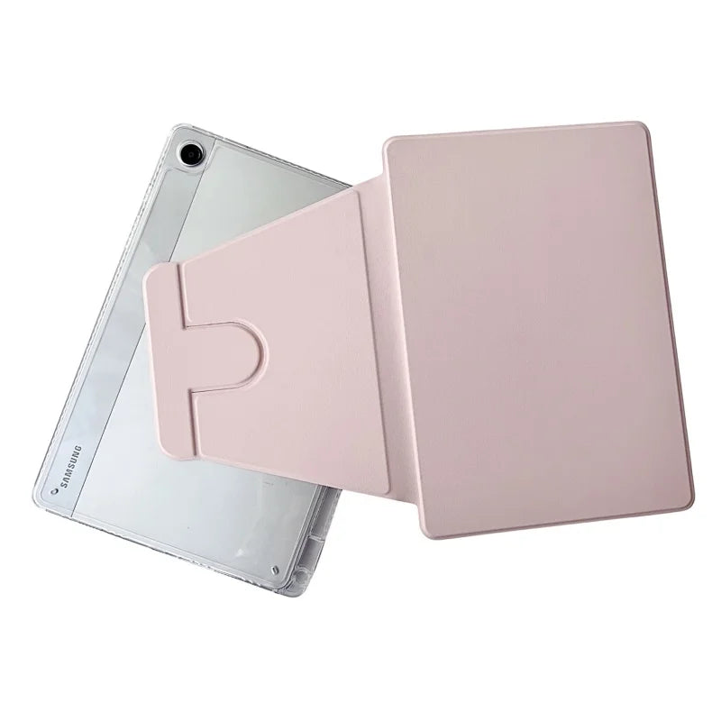 For Samsung Tab S7 S8 S9 11 FE 10.9 S10 Plus 12.4 inch Case Magnetic Smart Cover For Tab A9 Plus 11" Left Pencil Holder Funda