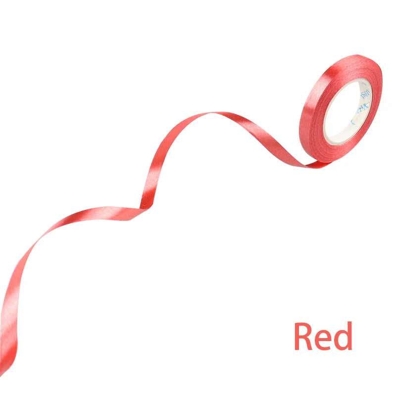 10metre/Roll Balloon Ribbon Birthday Party Decoration Supplies Wedding Accessories DIY 5mm Balloon Rope Satin Colourful Ribbons