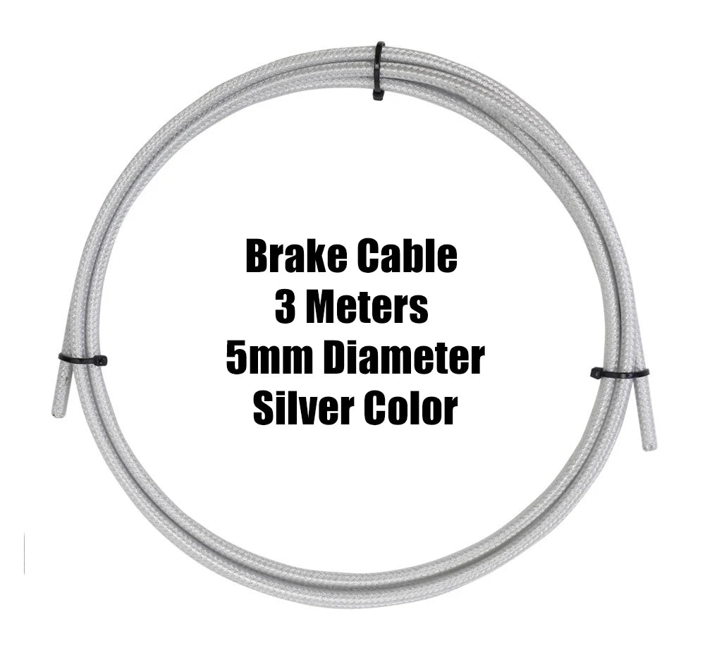 3 Meters Bike Braided Cable Slick Lube Shift Housing Weave Brake Hose Derailleur Shifter Line Wire For Road Mountain Bicycle