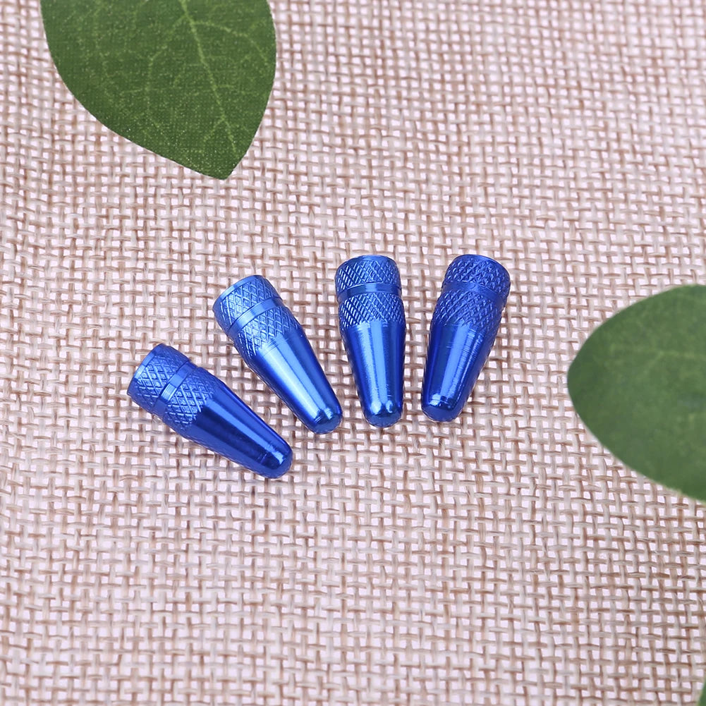5/10PCS Bicycle Tire Valve Cap Aluminum High Pressure Caps for Presta Valves Rainbow Color Bike Tyre Hat MTB Bike Accessories