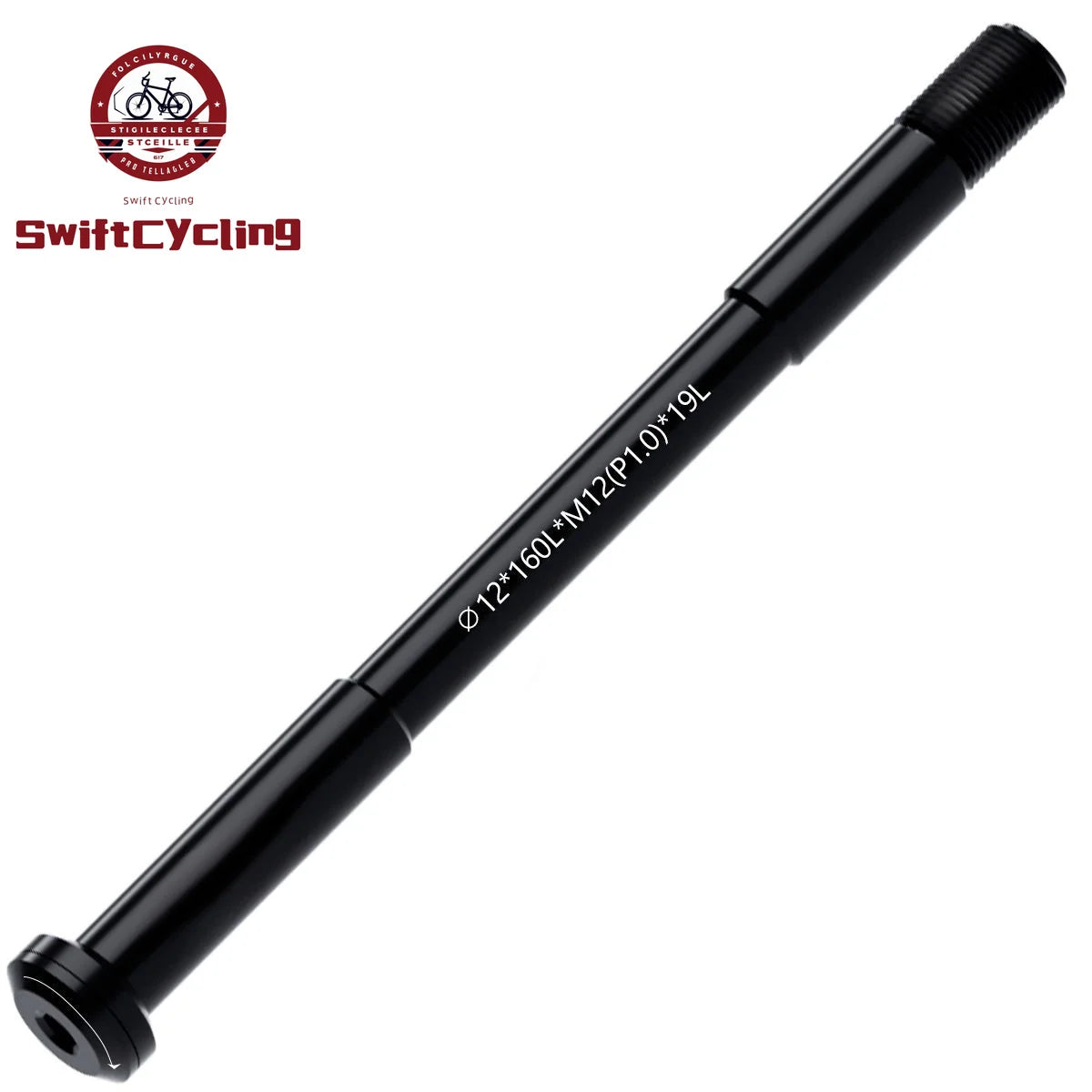 Swift MTB Road Bike Thru Axle Front Fork Shaft Skewers M12xP1.0/1.5/ 12x142/148 Bicycle Quick Release Skewer Wheel Accessories
