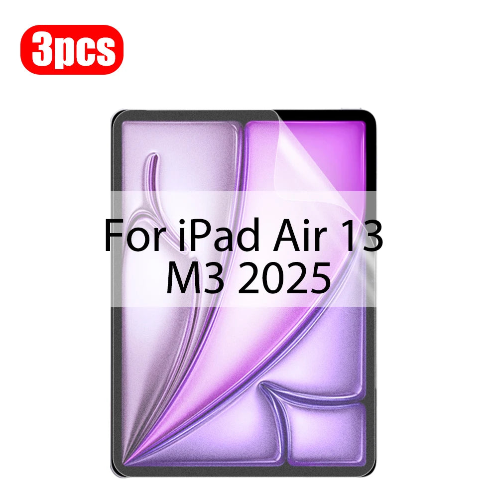 3Pcs Paper Feel Like Screen Protector For ipad Air 11 Pro 13 2024 10th 9th Generation 8 7 6 Air 5 4 Pro 11 12.9 10.5 No Glass