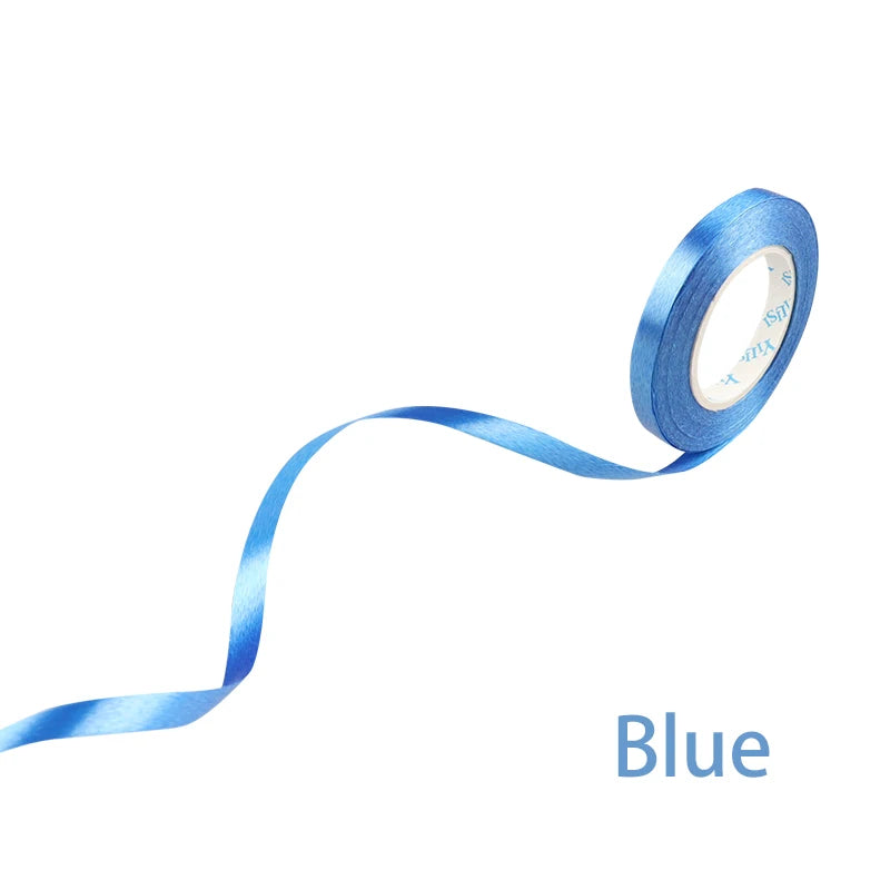 10metre/Roll Balloon Ribbon Birthday Party Decoration Supplies Wedding Accessories DIY 5mm Balloon Rope Satin Colourful Ribbons