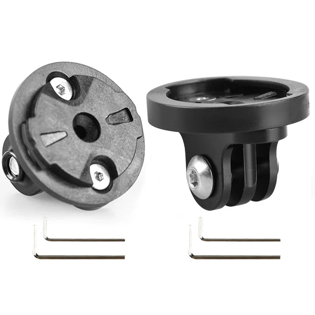 Bicycle Computer Holder Base Bike Camera Mount Holder Bracket Adapter Aluminum Alloy Bicycle Camera Light Mount for Garmin Gopro