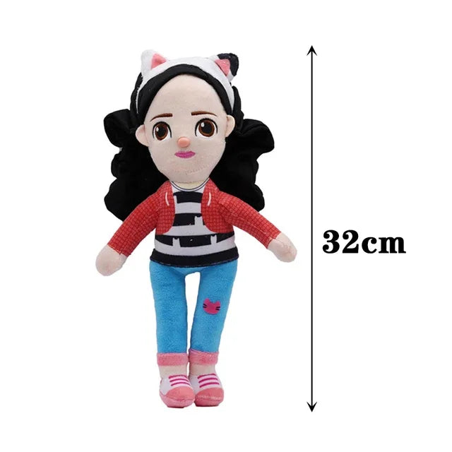 Newest 10 Styles Gabby Dollhouse Plush Toy Mercat Cartoon Stuffed Animals Mermaid Cat Plushie Doll Kids Birthday Christams Gifts