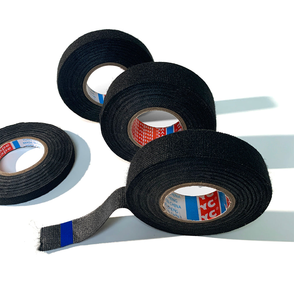 Car Cable Harness Wiring Fabric Loom Electrical Heat Tape Resistant Wiring Bundle Tape Coroplast Adhesive Automotive Cloth Tape