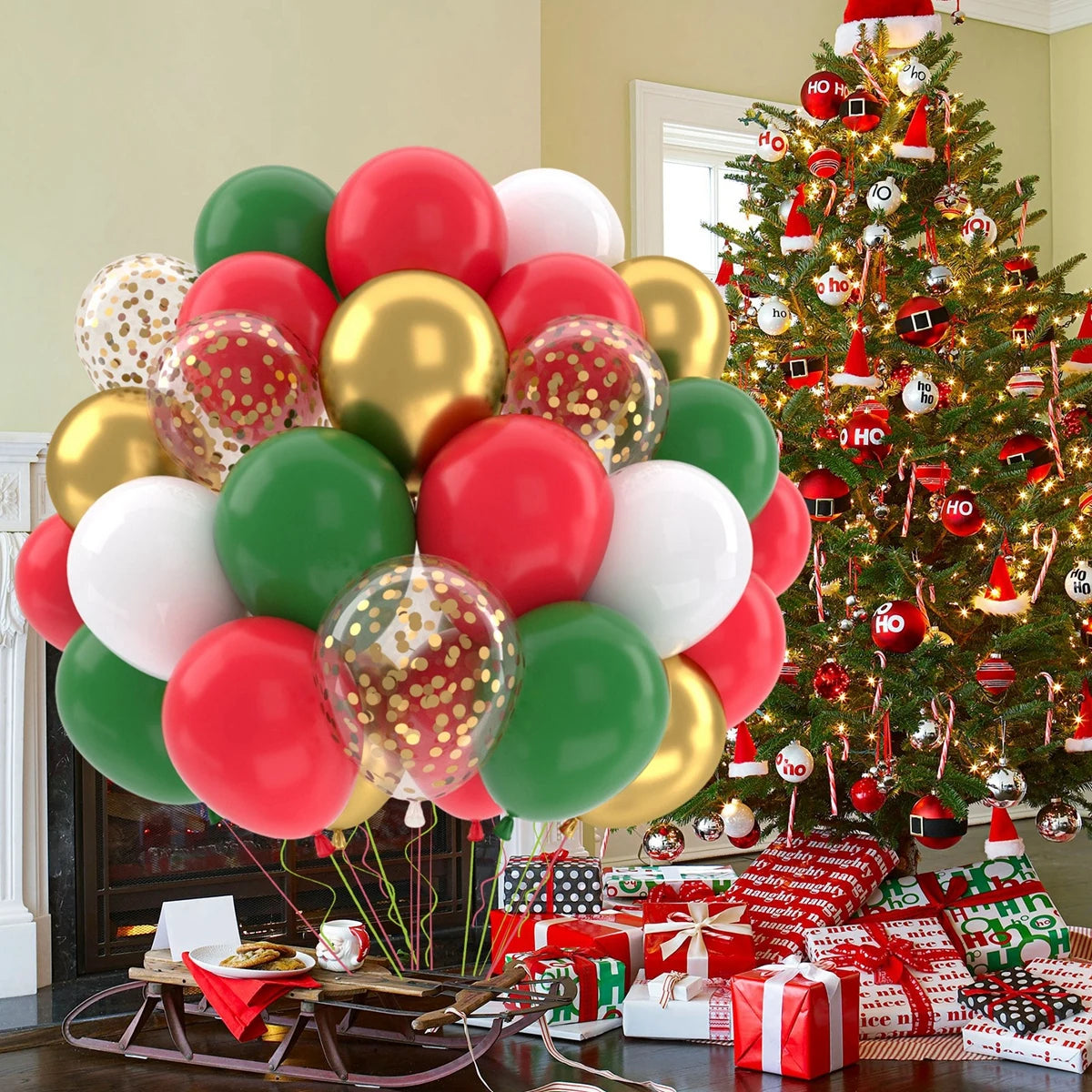 31/36/37/51/101Pcs Metallic Balloons Pearl Latex Balloon Gold Confetti Balloons for Birthday Weddings Baby Shower Party Decor