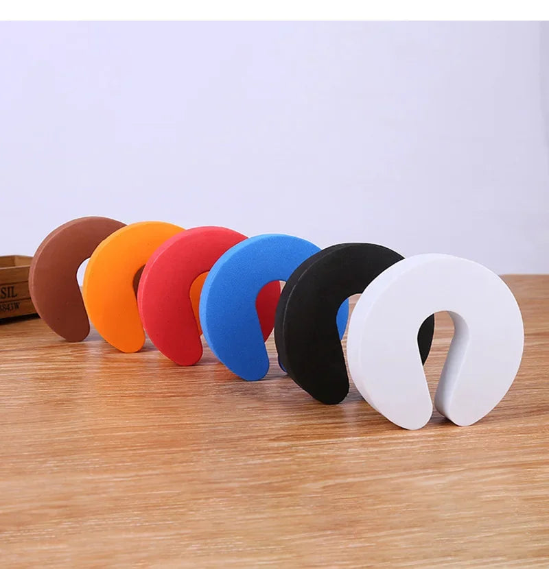 1/5pcs Door Stoppers EVA Kids Protection C Shape Anti Pinch Door Stopper Baby Safety Protect Door Stop Soft Foam Door Clip