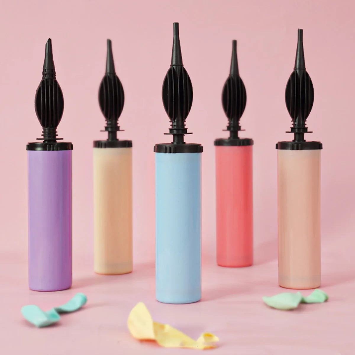 1Pcs Random Balloon Pump Air Inflator Hand Push Portable Balloon Accessories For Wedding Birthday Party Decor Supplies