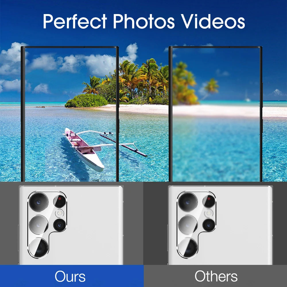 Tempered Glass for Samsung Galaxy S24 S25 Plus Ultra Camera Lens Protector Ultra Thin Anti-scatch Lens Cover for Samsung S24 S25