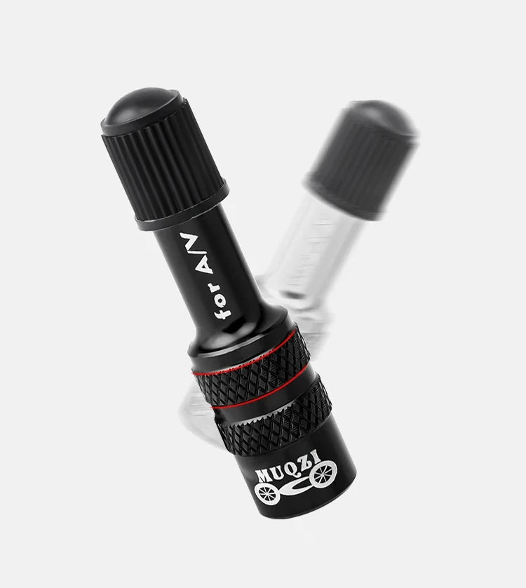 MUQZI Bike Fork Valve Adapter Schrader Air Fork Inflatable Valve Adapter MTB Road Bicycle Fork Accessory