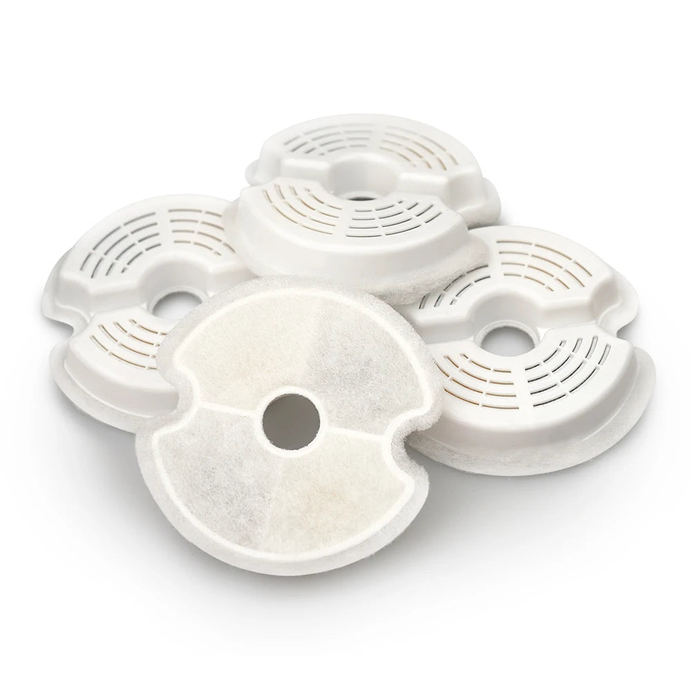 4/8/32Pcs Replaced Activated Carbon Replacement Fountain Filters For Cat Pet Dog Water Drinking Dispenser Replacement Set