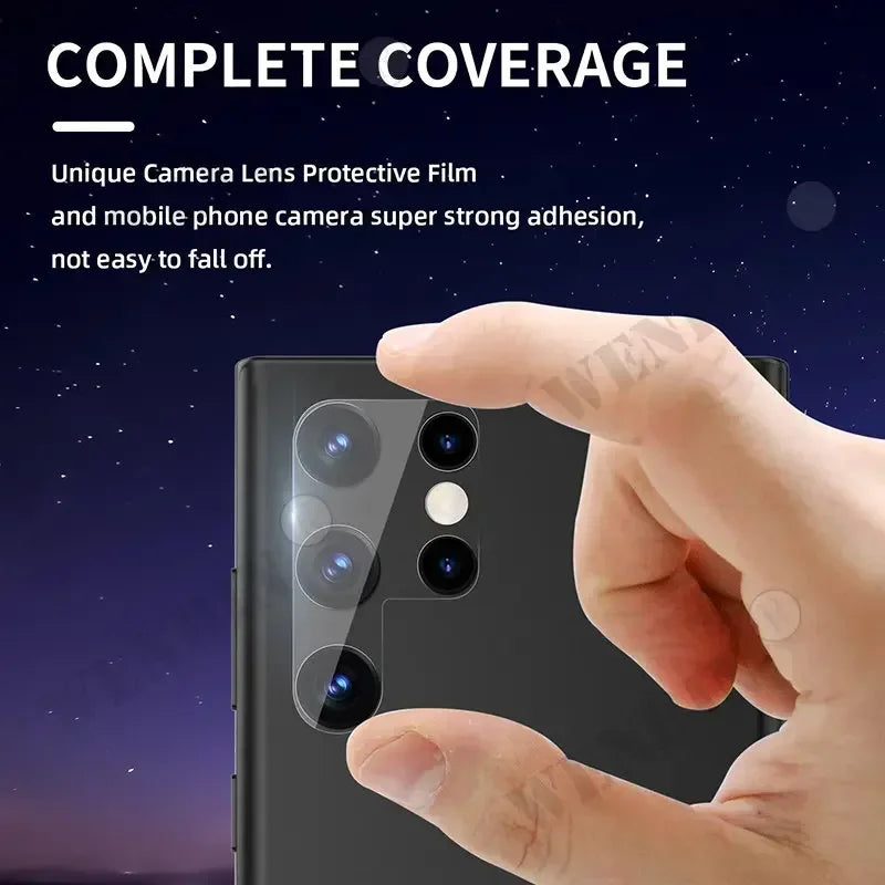 5 PCS 3D Camera Protector Glass For Samsung S25 S24 S23 S22 Ultra Plus S24 FE Lens Protective Glass Film For Samsung A56 A36 A16
