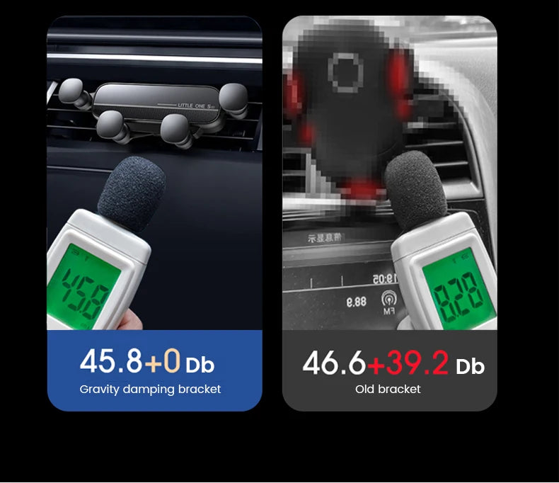 Gravity Car Phone Holder Air Vent Mount Cell Phone Holder in Car Mobile Support For iPhone 13 12 Xiaomi Universal GPS Stand