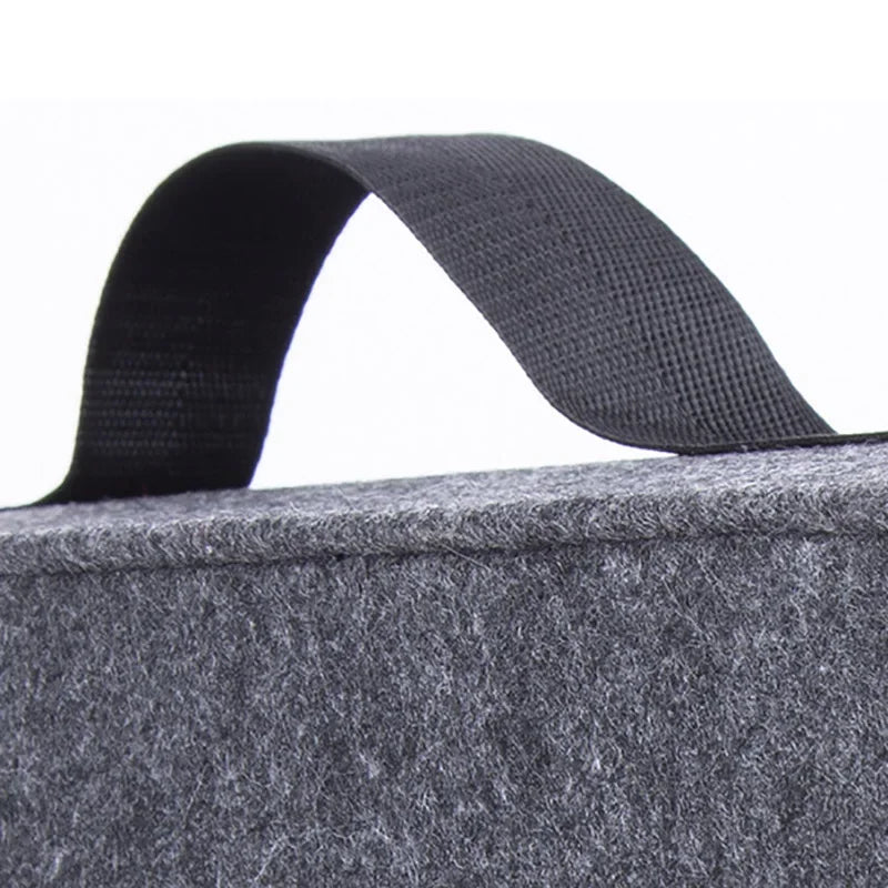 Large Anti Slip Compartment Boot Storage Organizer Tool Car Storage Bag Car Trunk Organizer Soft Felt Storage Box Accessories