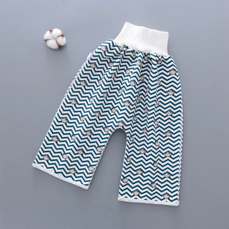 Baby Diaper Waterproof Pants Infant Leak Proof Urine Training Pants Washable Cloth Diapers Kids Sleeping Bed Potty Trainining