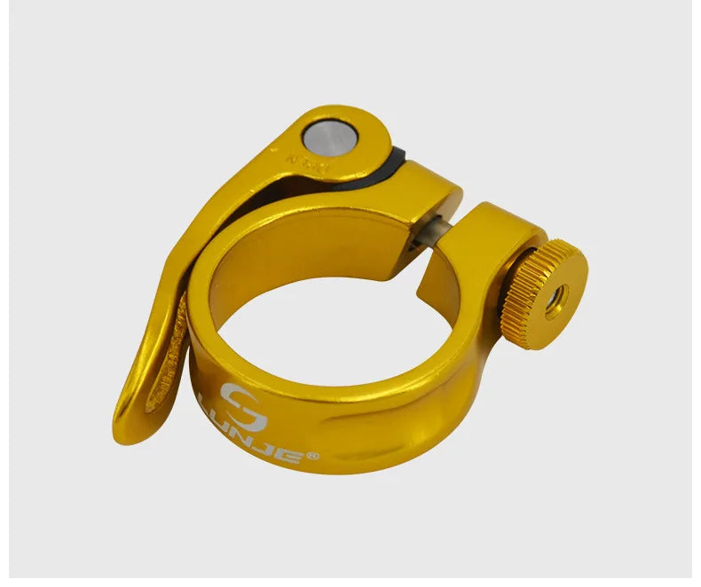 LUNJE Road Bike Aluminum Ultralight Bicycle Seat Post Clamp 28.6mm 31.8mm 34.9 mm Mountain Road bicycle seatpost clamp bicycle
