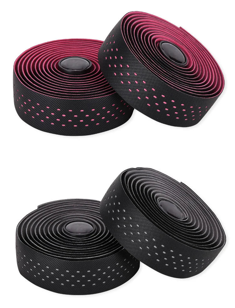 New Road Bike Handlebar Tapes Shock-absorbing Cycling Anti-slip Handlebar Bar Tape Wear-Resistant Bicycle Strap Bikes Belt
