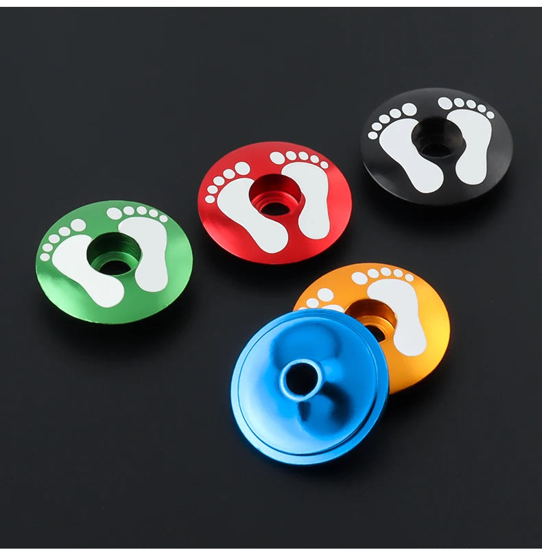 MUQZI Mountain Bike Headset Cover Aluminum Alloy Ultra-ligh Bowl Cover Road Bike Fixed Gear Folding Parts Headset top Cap