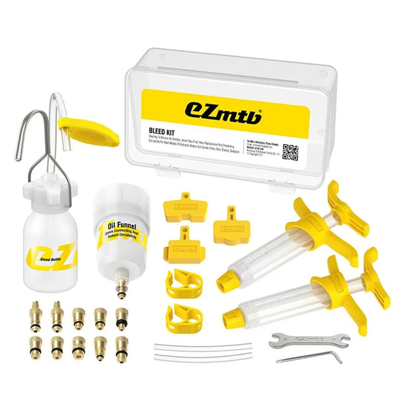 EZMTB Bike Hydraulic Brake Bleed Kit Mineral Fluid DOT For SHIMANO SRAM Bicycle Brake Bleed Repair Tools Syringe