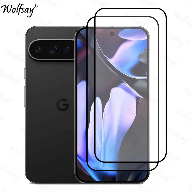 Full Cover Screen Protector For Google Pixel 9 Pro Tempered Glass Pixel 6A 7A 8A 7 8 9 Pro XL Glass For Google Pixel 9 Pro Glass