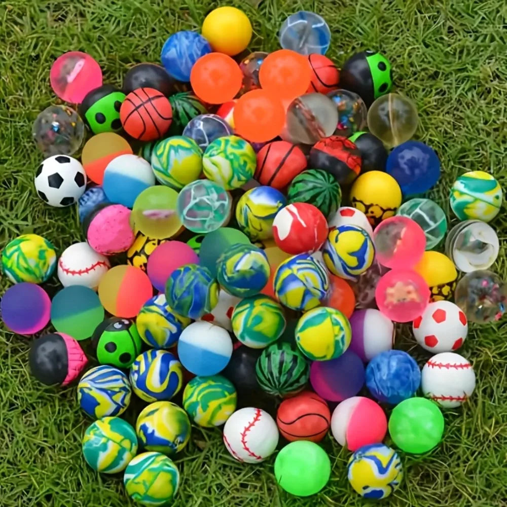 10/20/50PCS Bouncing Ball Toys Party Favors Birthday Gift Guest Doll Machine Accessory Children's Playground Water Buoyancy Ball