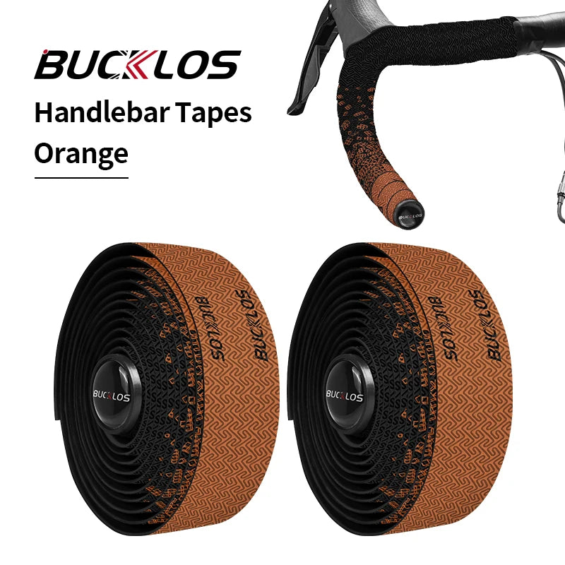 BUCKLOS Bicycle Handlebar Tape Comfortable Anti Slip Bike Handle Bartape Strap Shock Absorbing Road Racing Cycling Grip Tapes