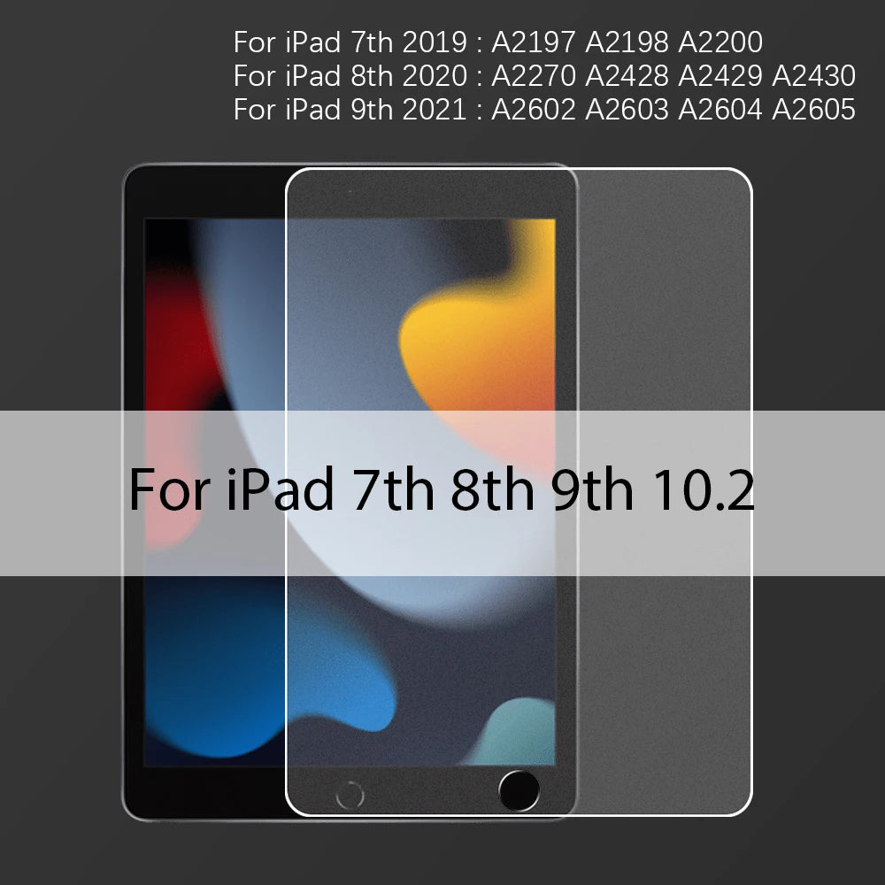 Matte Tempered Glass Screen Protector For Ipad Air 11 5 4 M2 Mini 6 Pro 13 M4 12.9 10 9 10th 9th Generation 10.2 2024 Paper Film