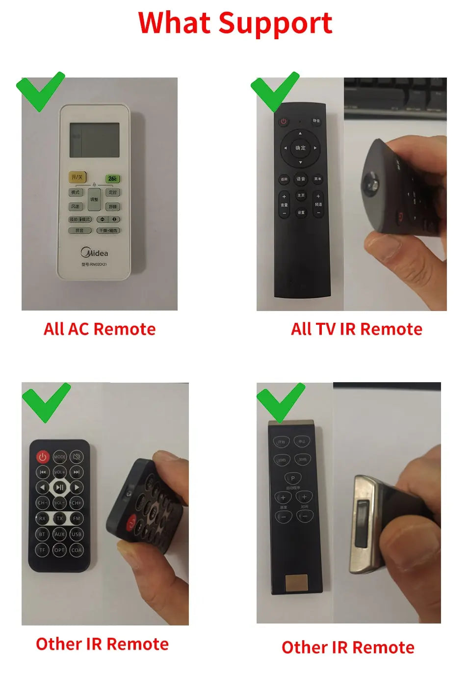 Tuya WiFi Smart IR Remote Control Smart Life APP Replace TV DVD AUD AC Remote Works with Alexa Google Home